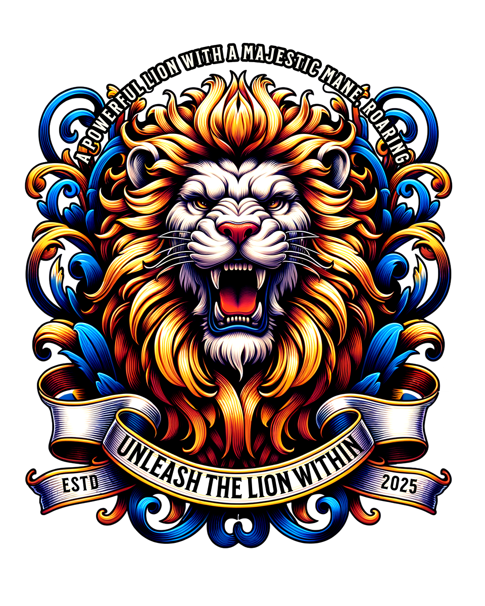 Unleash the Lion Within – Premium Graphic T-Shirt