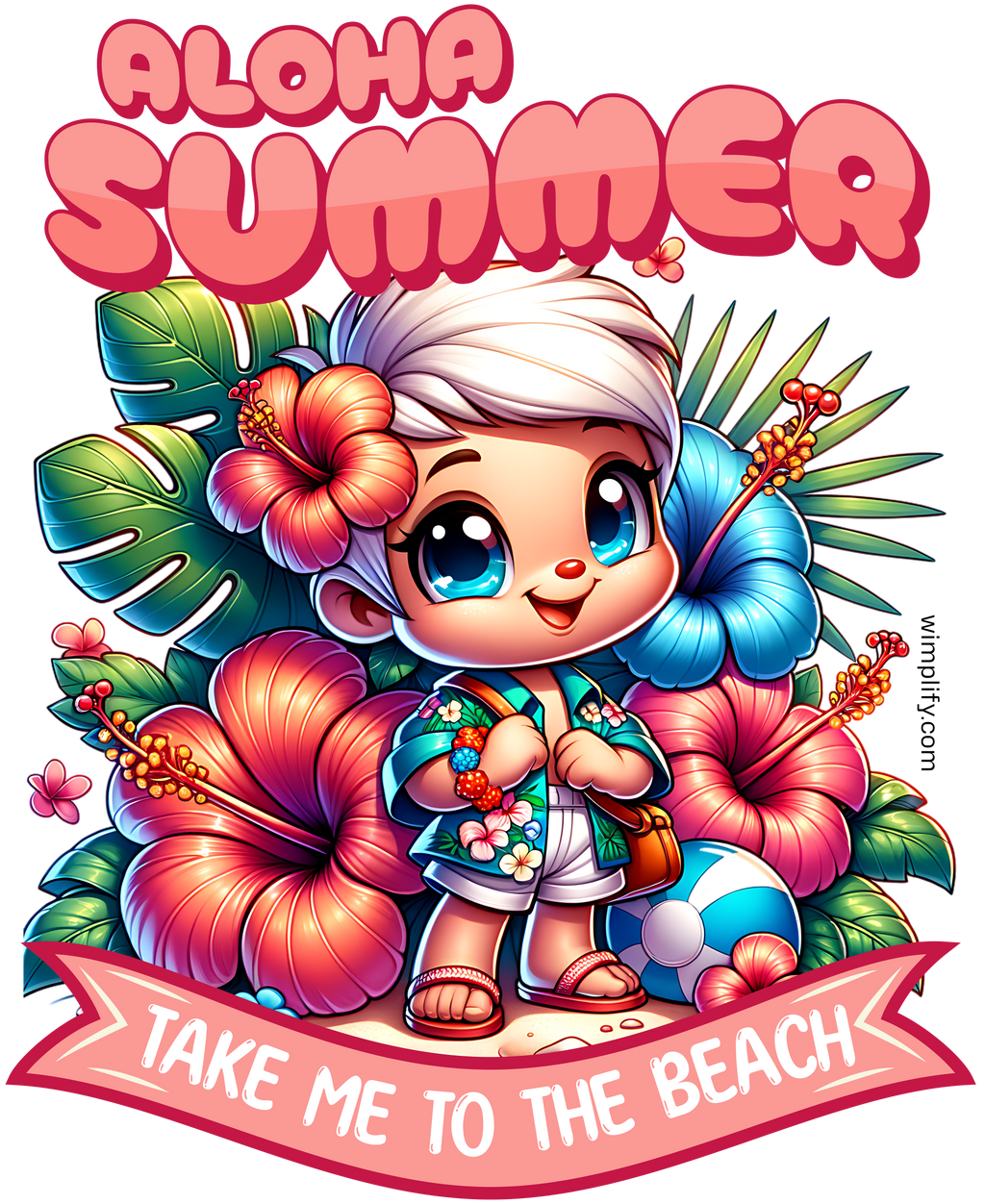 Aloha Summer – Take Me to the Beach Tee