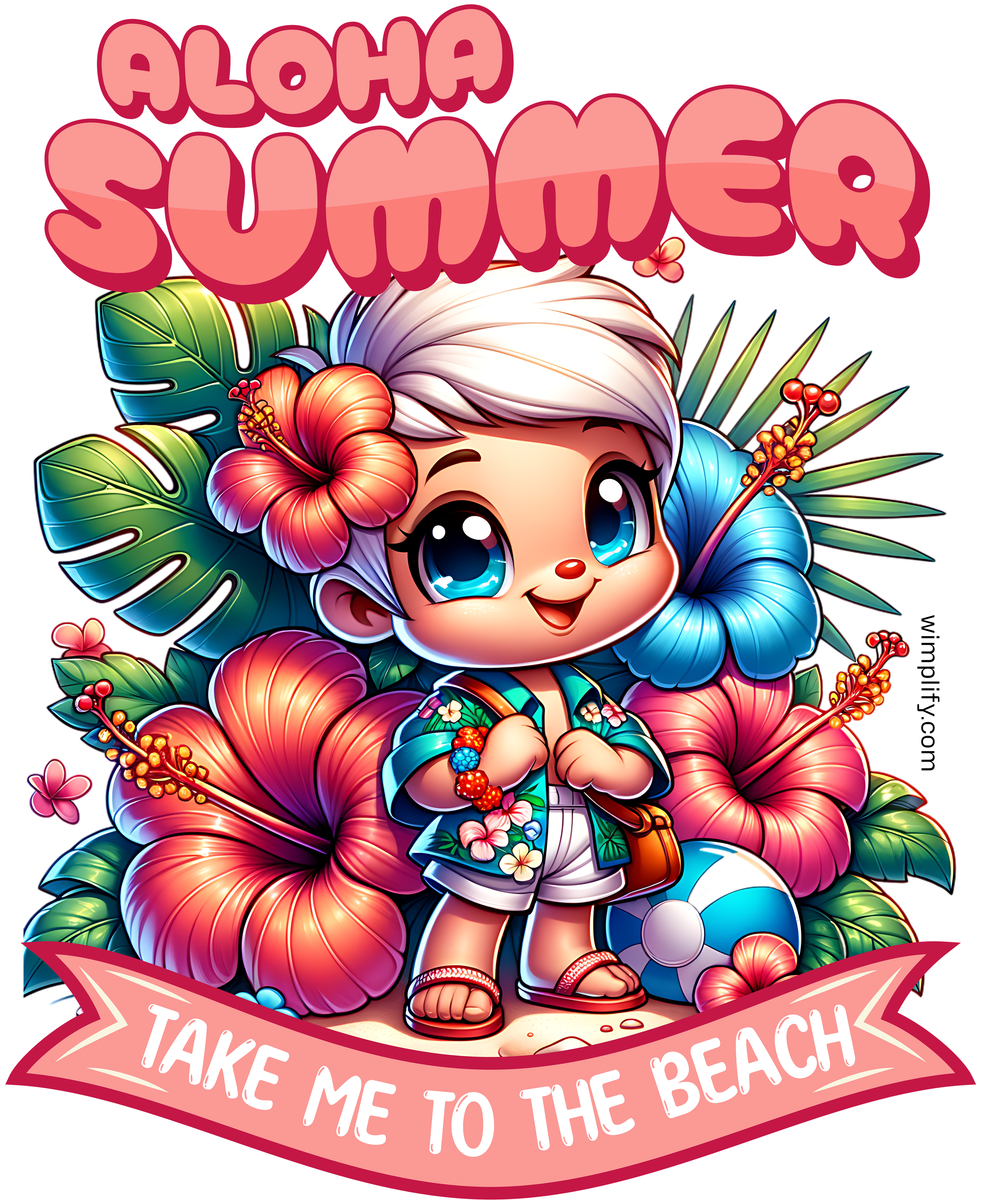 Aloha Summer – Take Me to the Beach Tee