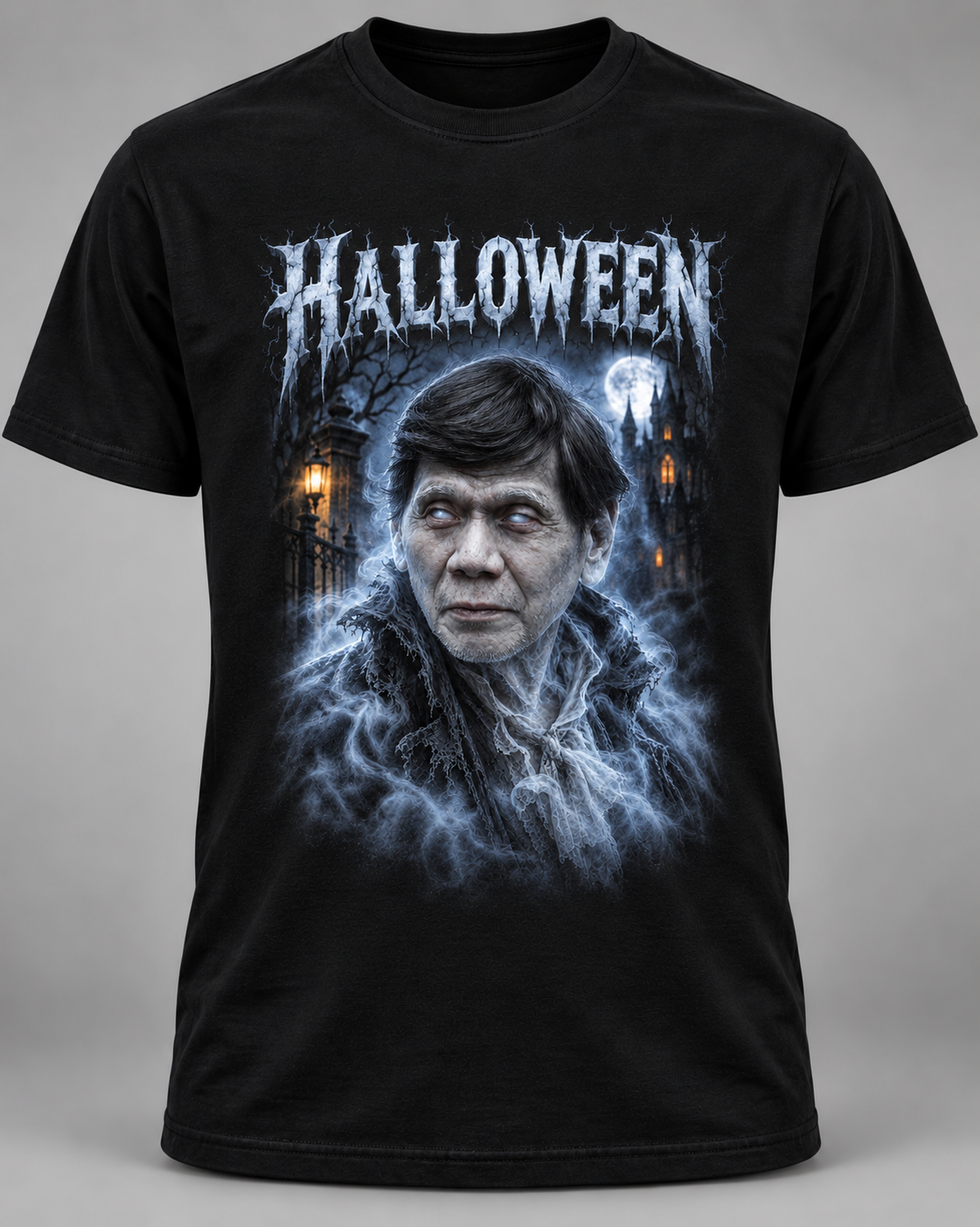 Haunted Spirit Halloween Graphic T-Shirt