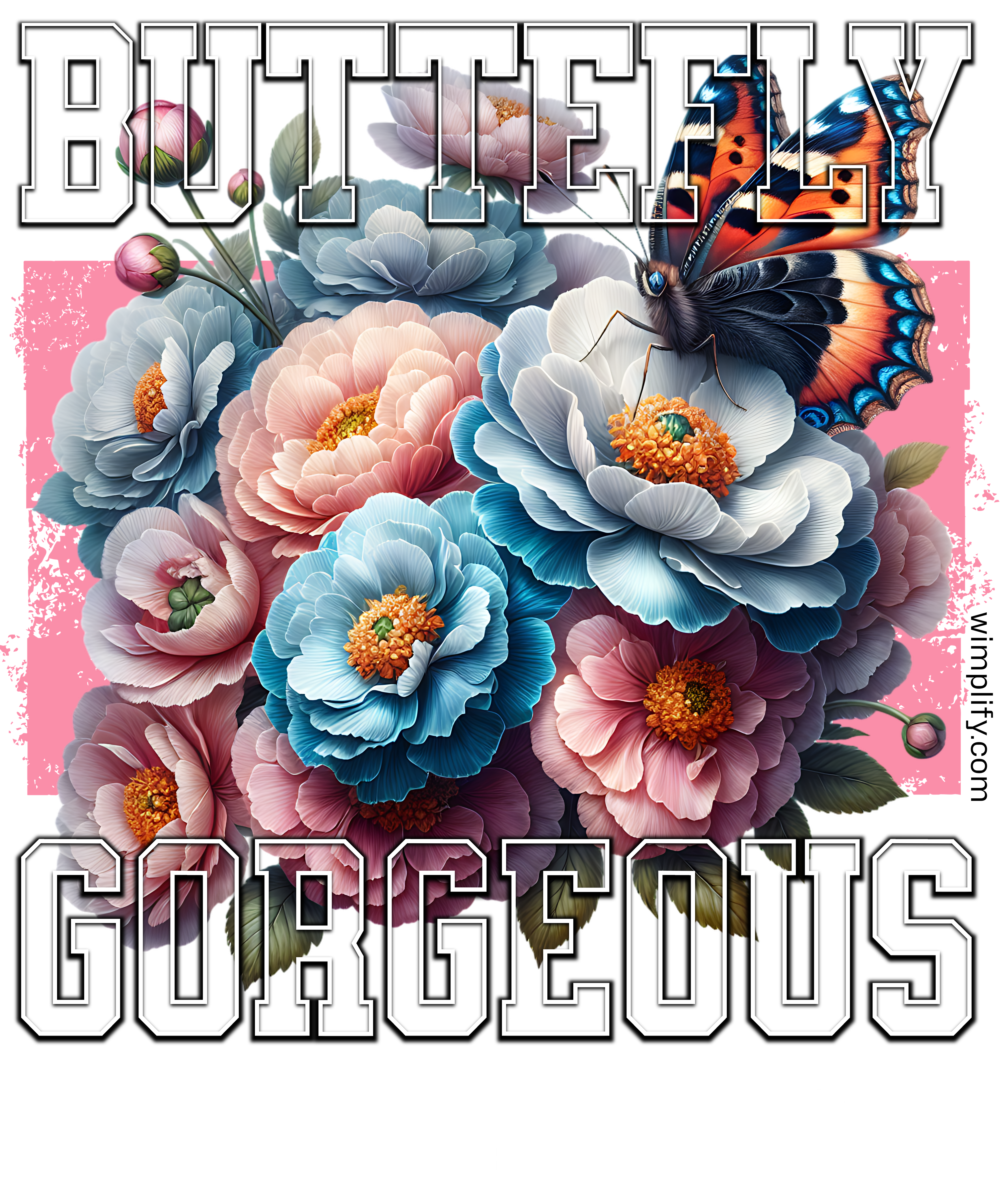 Butterfly Gorgeous Tee – Elegance in Bloom