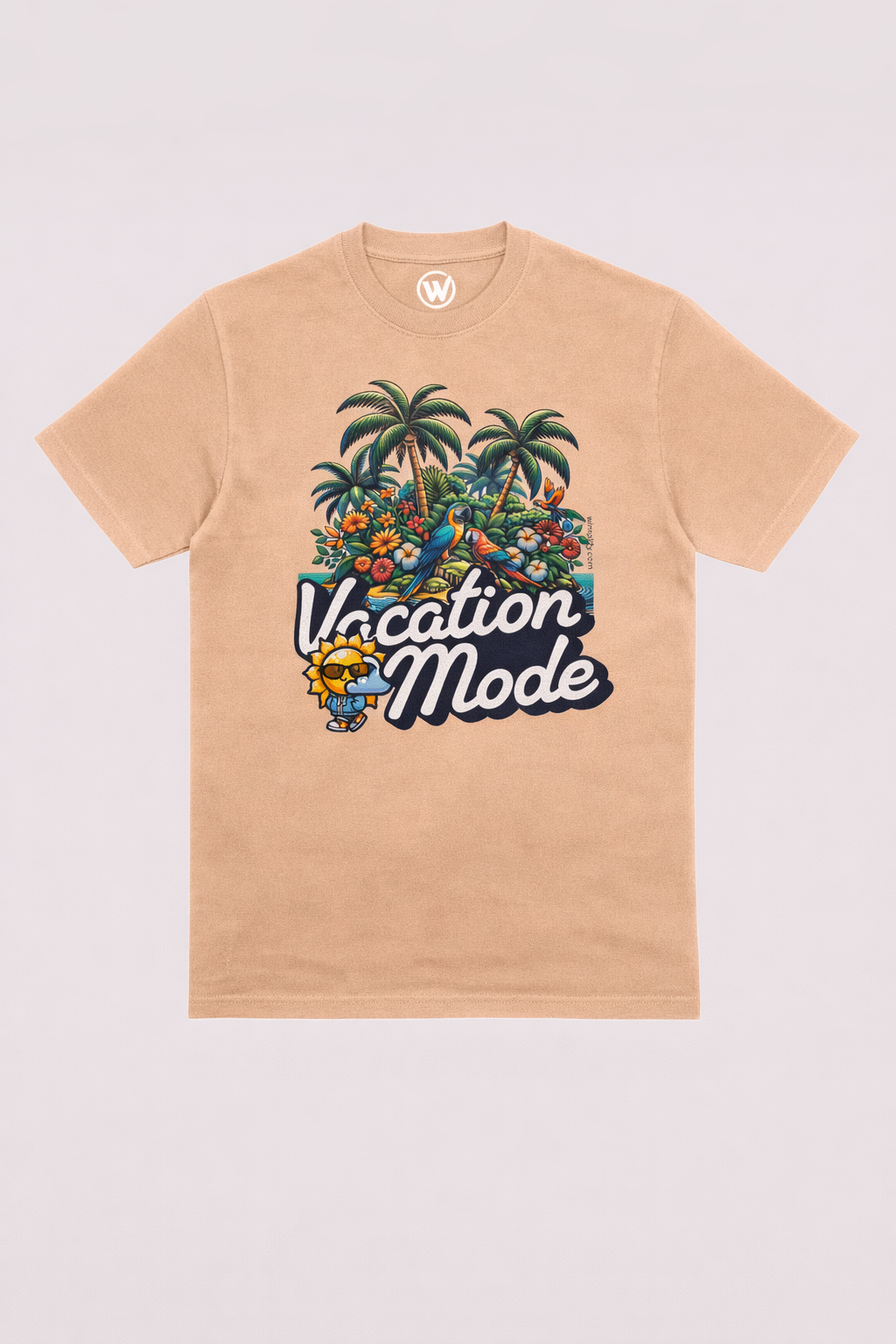 Vacation Mode Tee – Tropical Vibes On