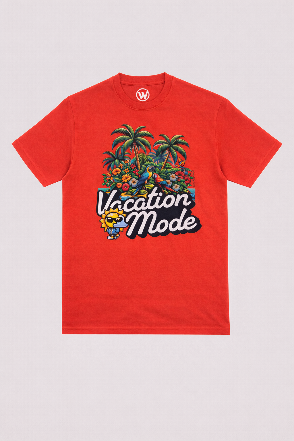 Vacation Mode Tee – Tropical Vibes On