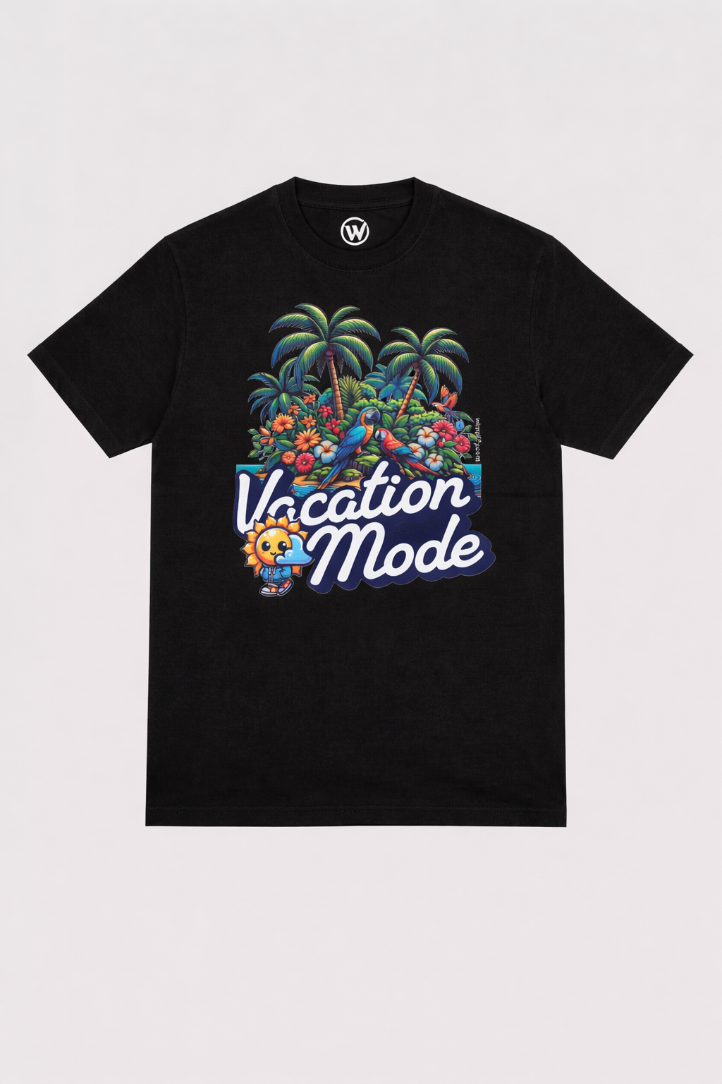 Vacation Mode Tee – Tropical Vibes On