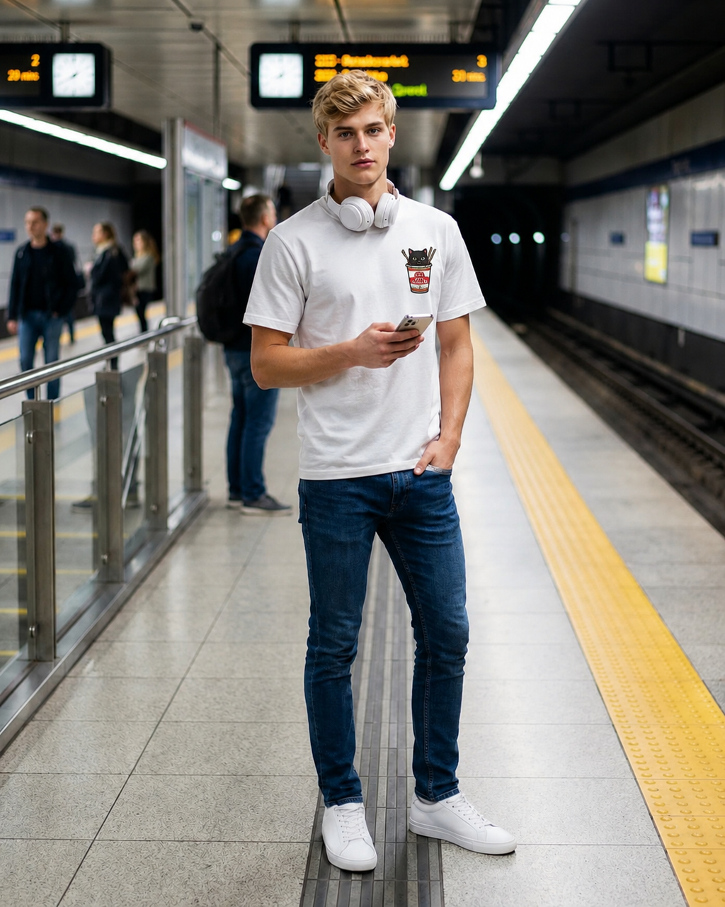 Cat Noodles Pocket Tee – Wimplify Collective Apparel