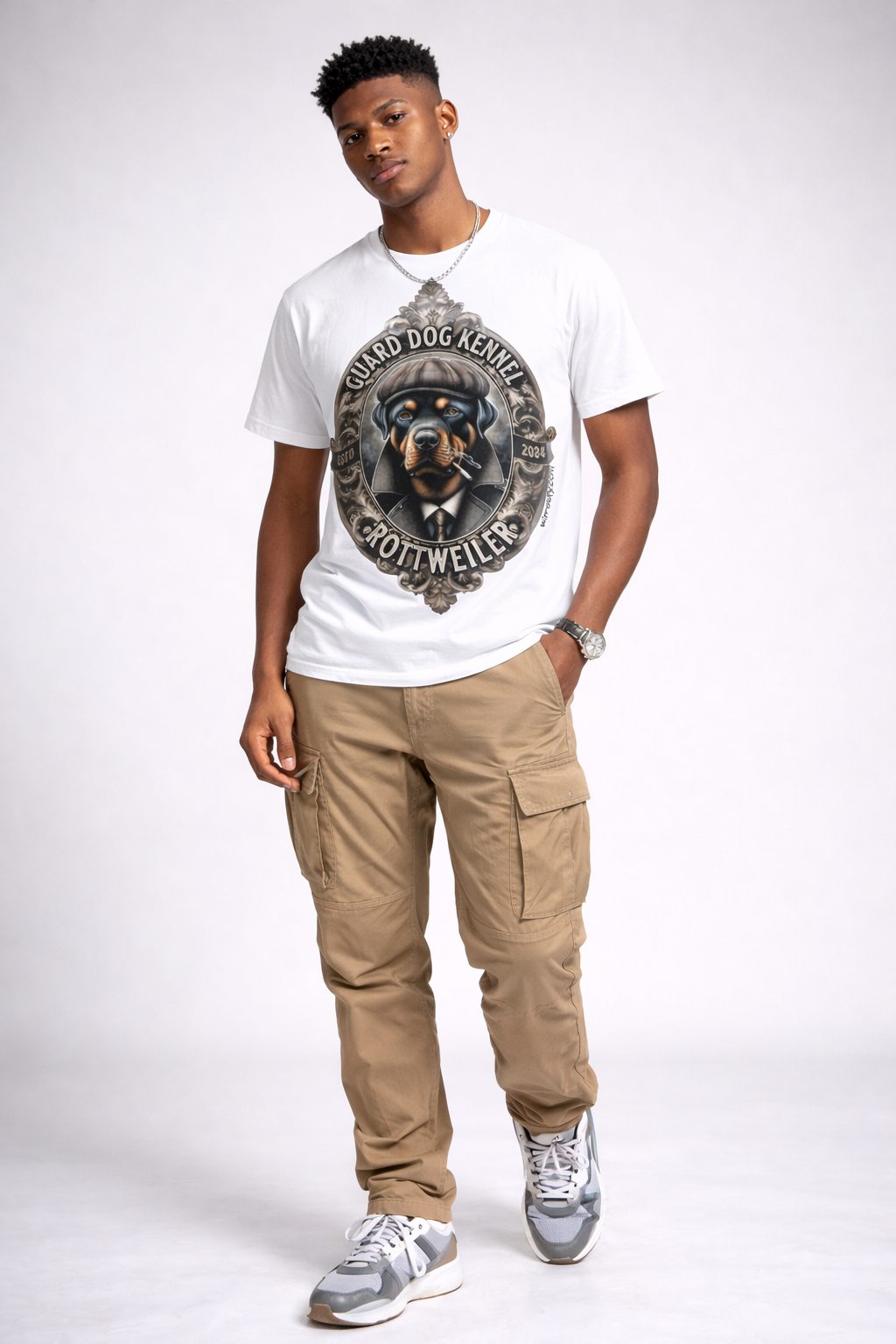 Here’s a strong, premium-style product description tailored for your Wimplify brand:  🐕 Guard Dog Kennel Rottweilers Tee – Strength. Loyalty. Legacy.