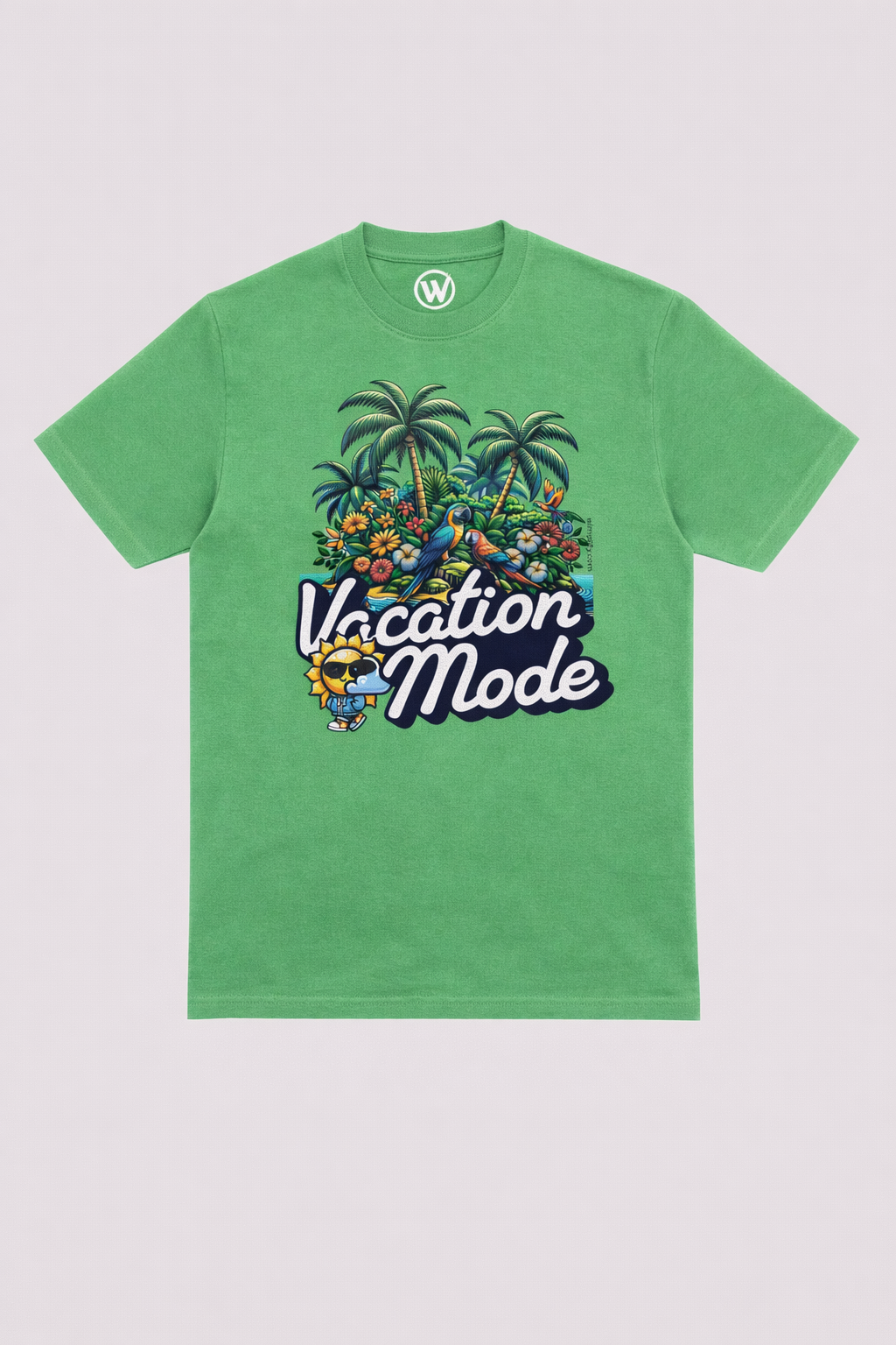 Vacation Mode Tee – Tropical Vibes On