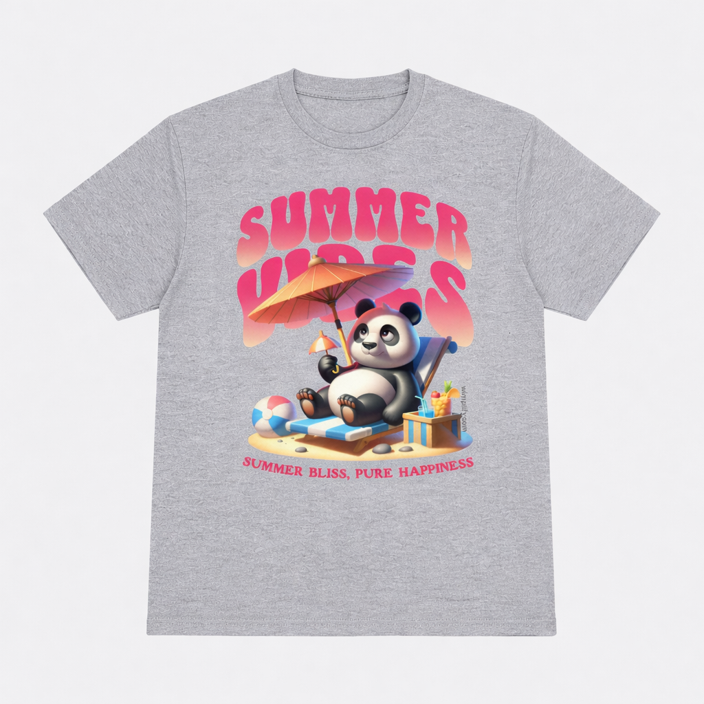 Summer Vibes Panda Tee – Pure Happiness Mode