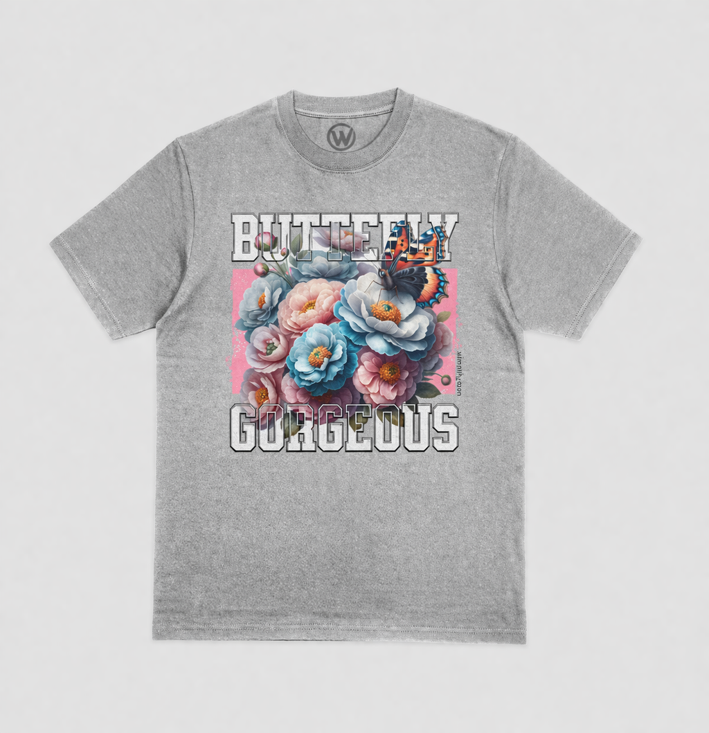 Butterfly Gorgeous Tee – Elegance in Bloom