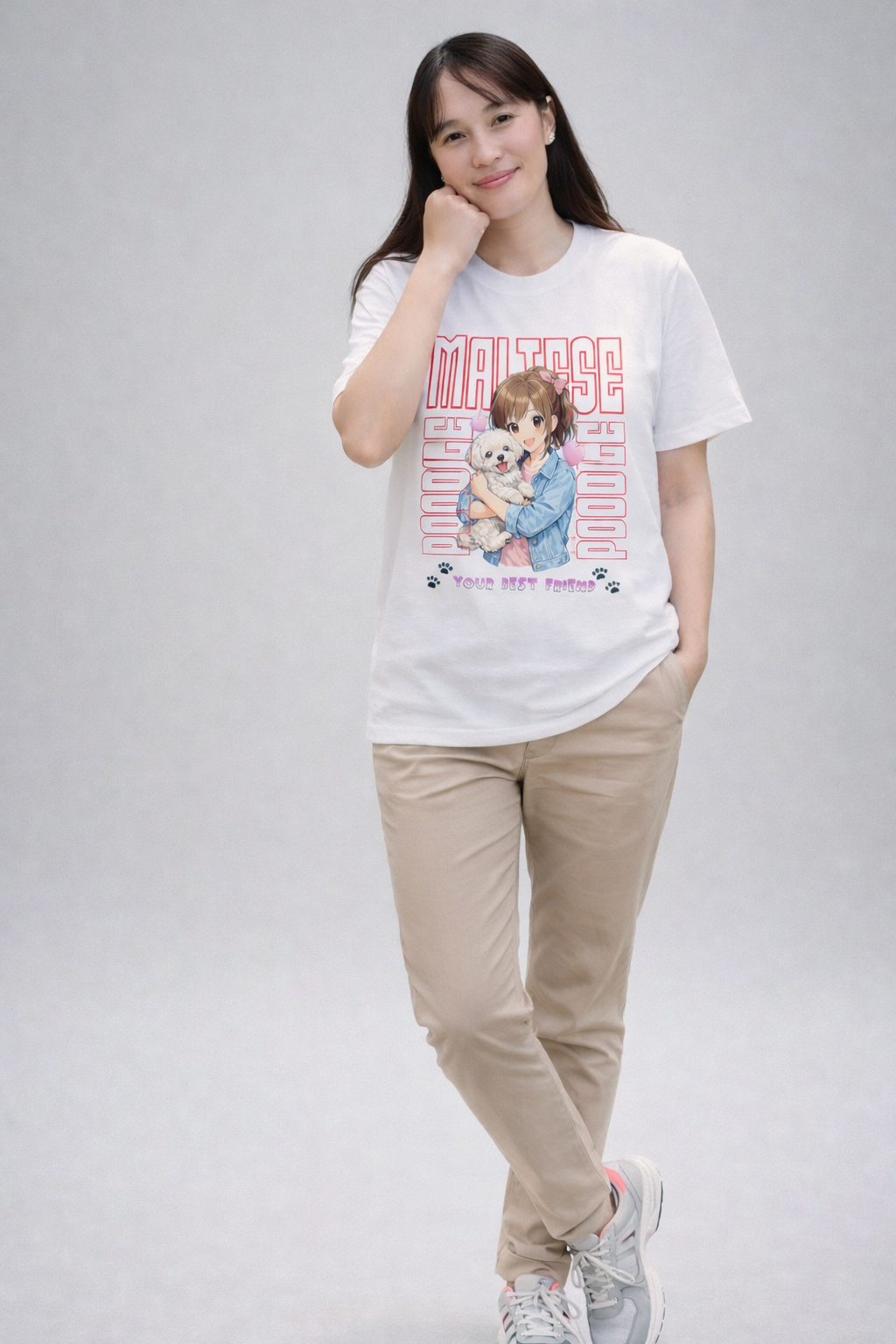 Maltese Love Tee – “Your Best Friend” (Girl Edition)