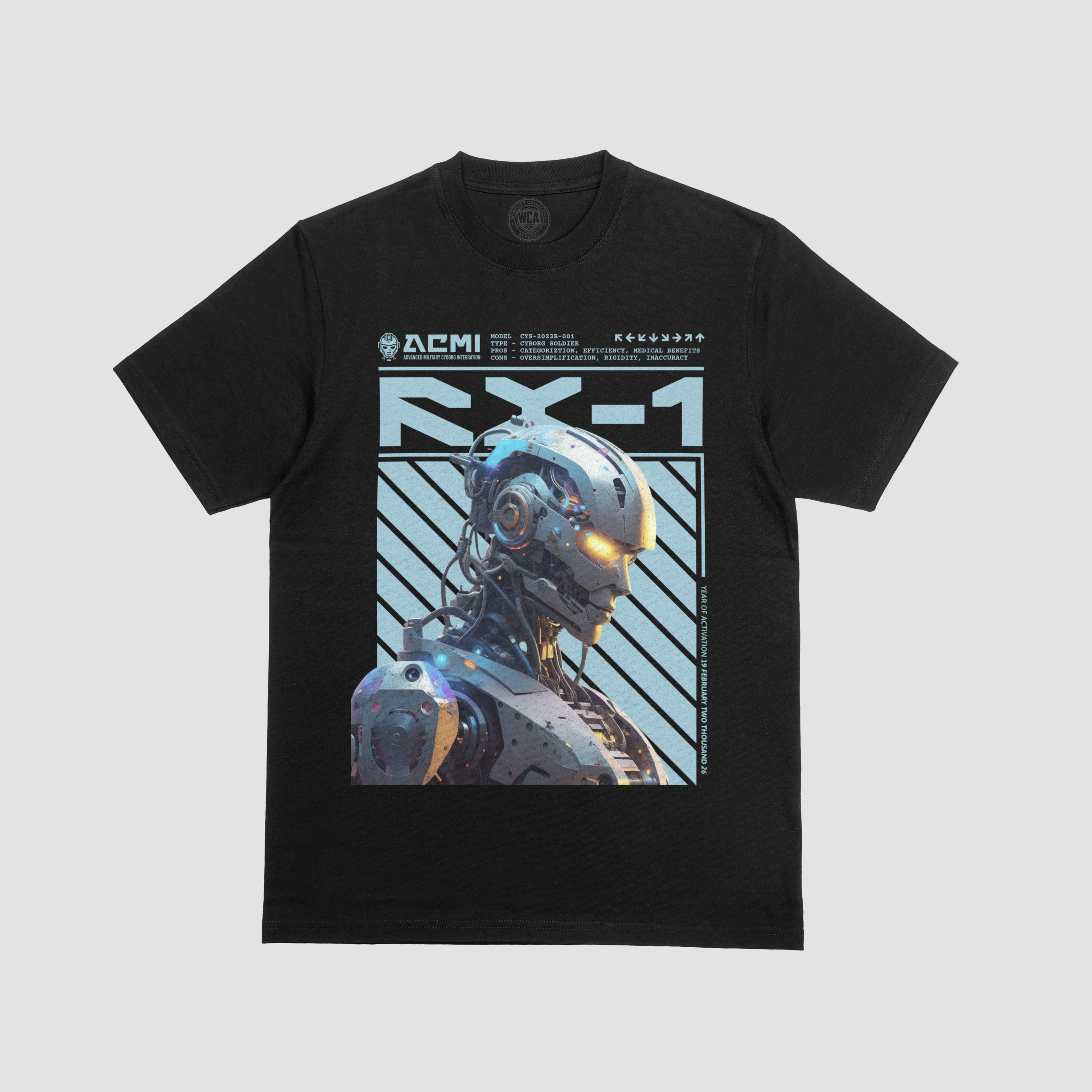 RX-1 Cyborg — Advanced Prototype Graphic T-Shirt