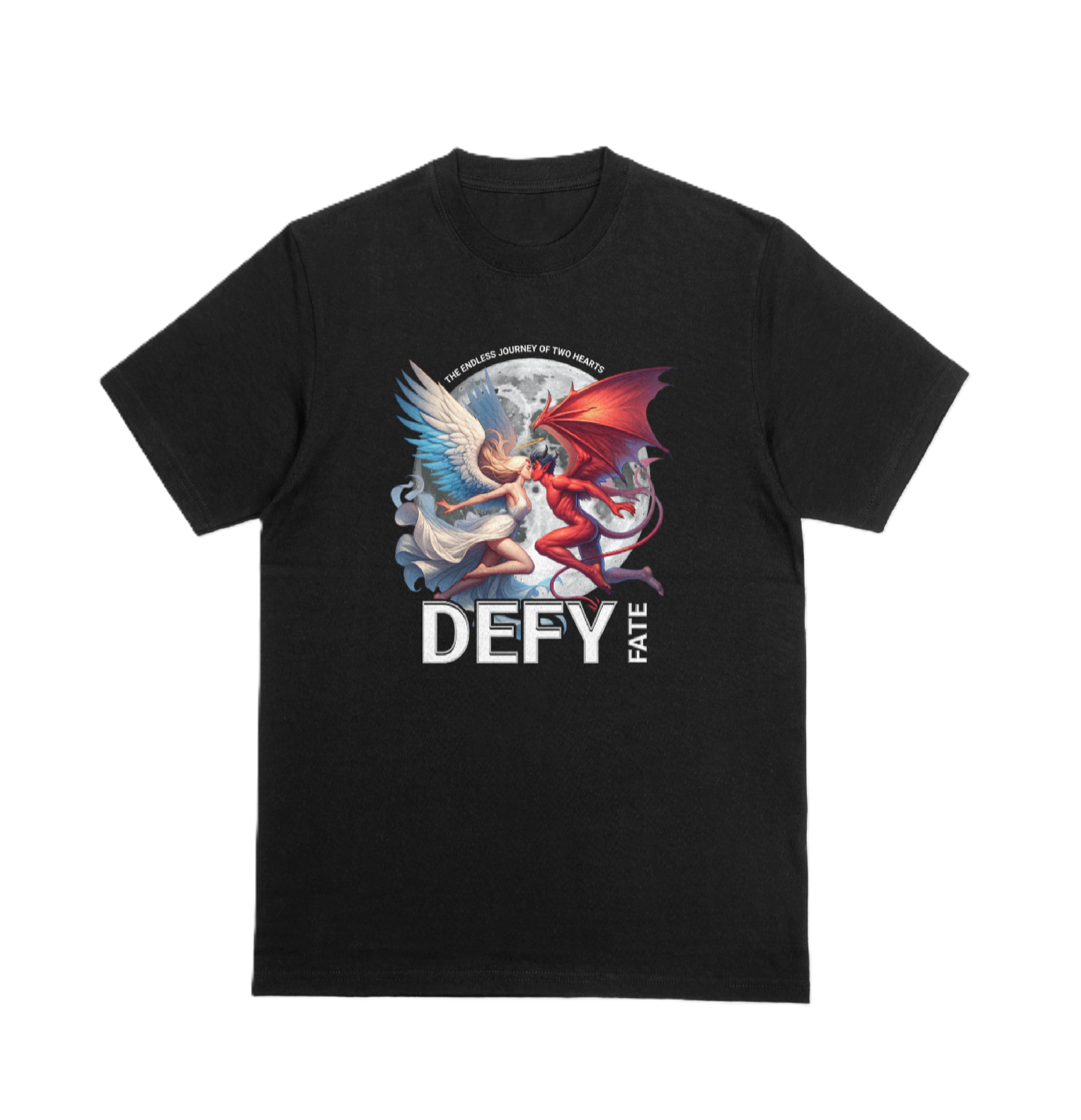 DEFY FATE – The Endless Journey of Two Hearts T-Shirt