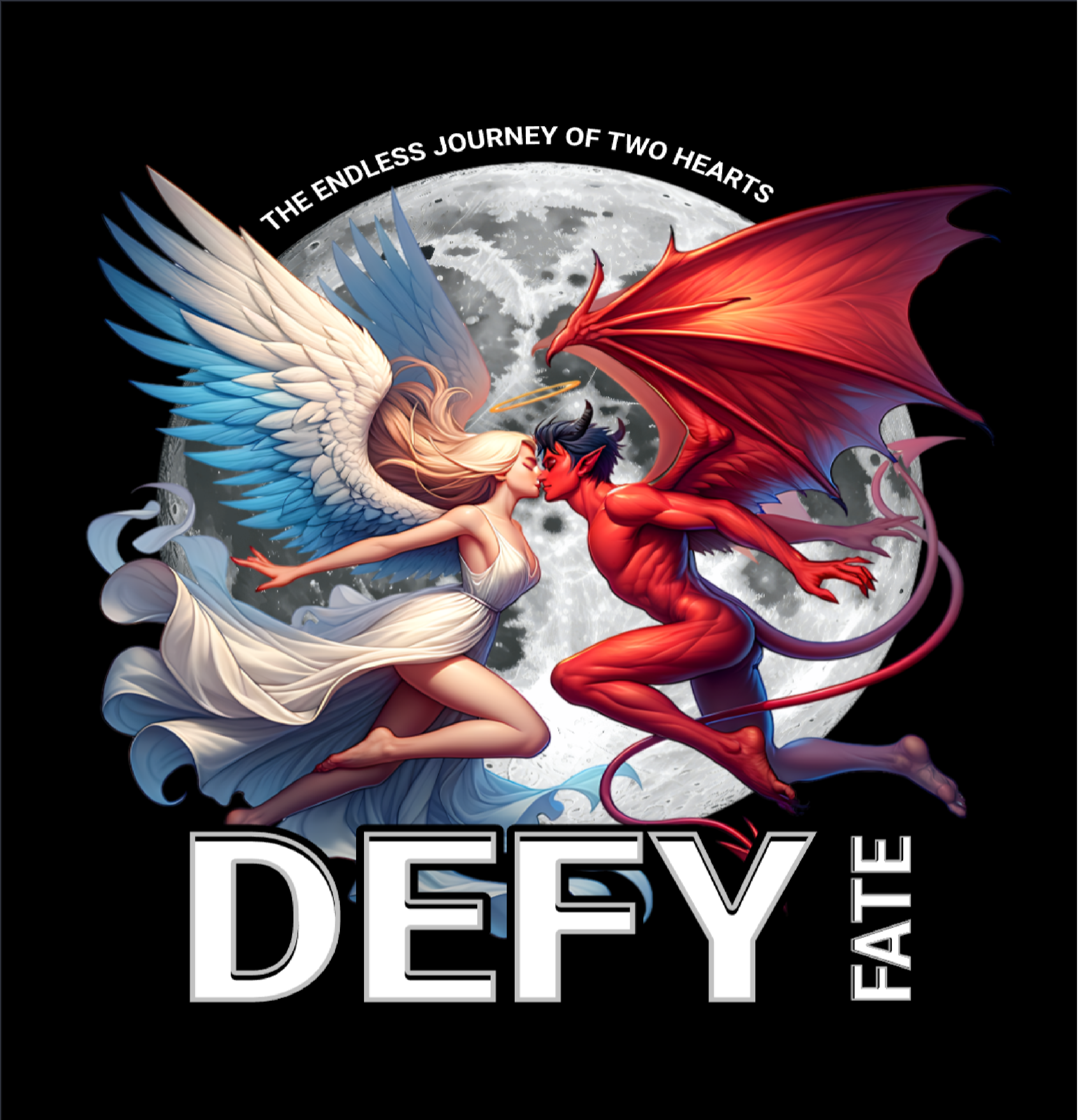 DEFY FATE – The Endless Journey of Two Hearts T-Shirt