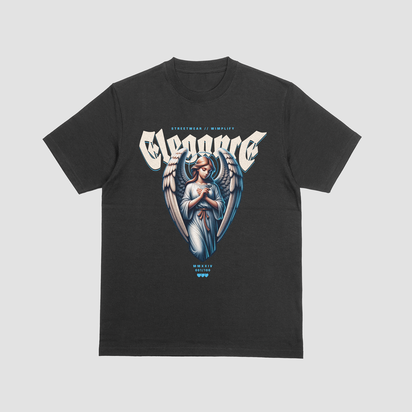 ELEGANCE – Angel Graphic Streetwear T-Shirt