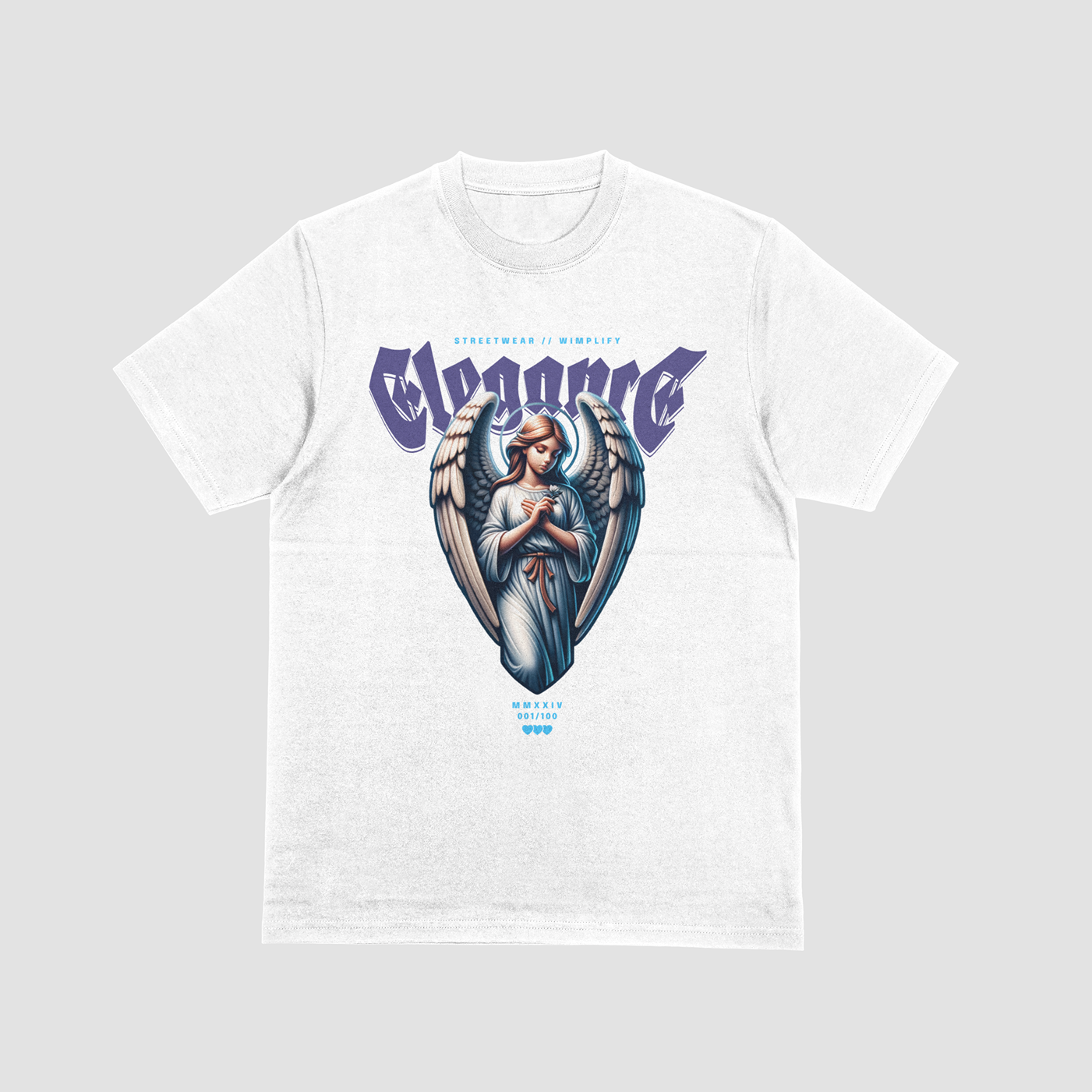 ELEGANCE – Angel Graphic Streetwear T-Shirt