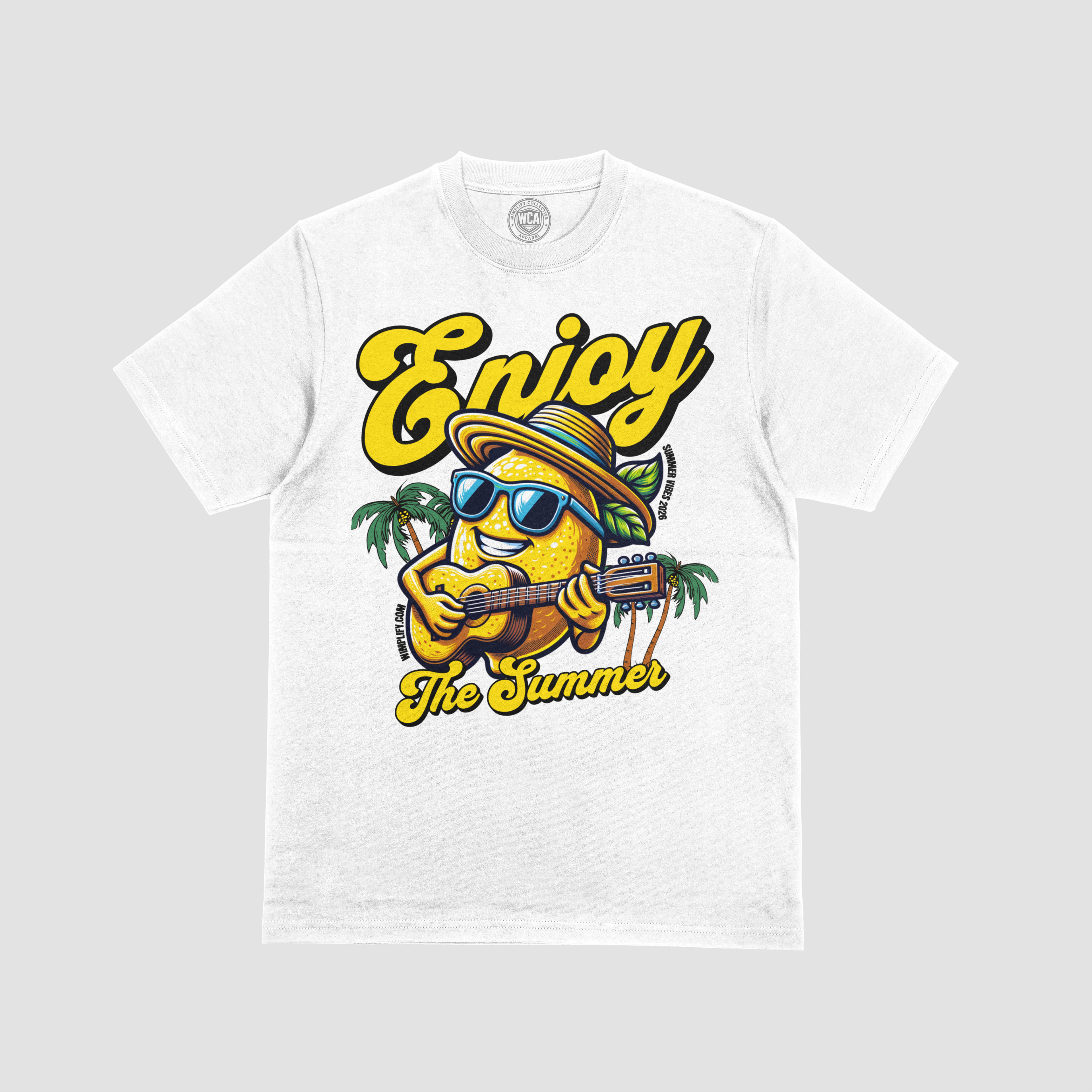 Enjoy The Summer Lemon Graphic T-Shirt