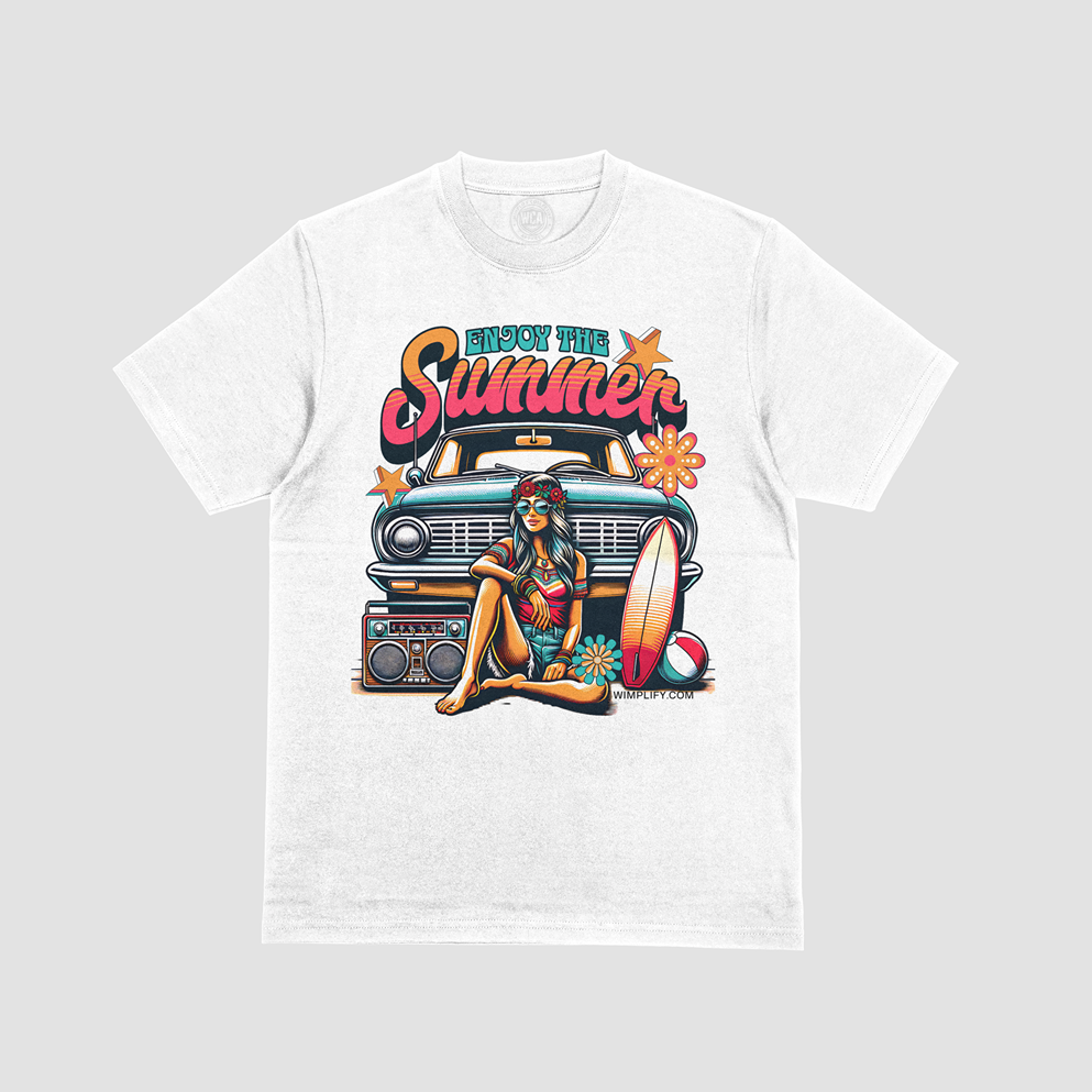 Enjoy the Summer Retro Graphic T-Shirt