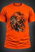 Halloween Pumpkin Monster T-Shirt – Terrifying Jack-O’-Lantern Horror Graphic Tee
