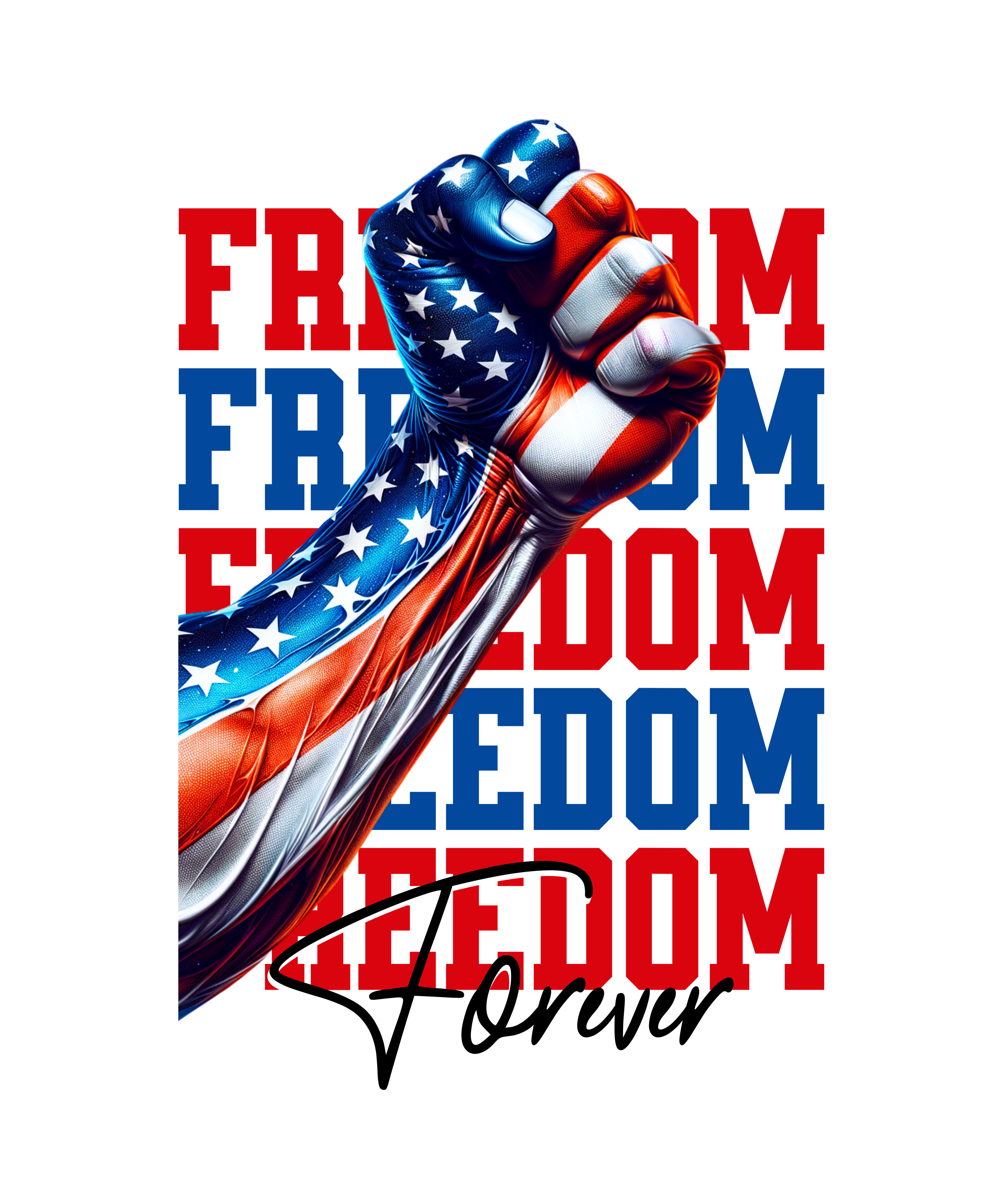 Freedom Forever — Patriotic Graphic T-Shirt