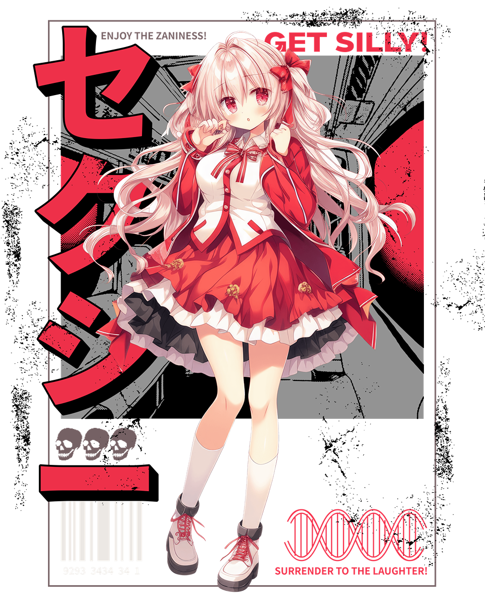 GET SILLY! – Anime Streetwear Graphic T-Shirt - Black