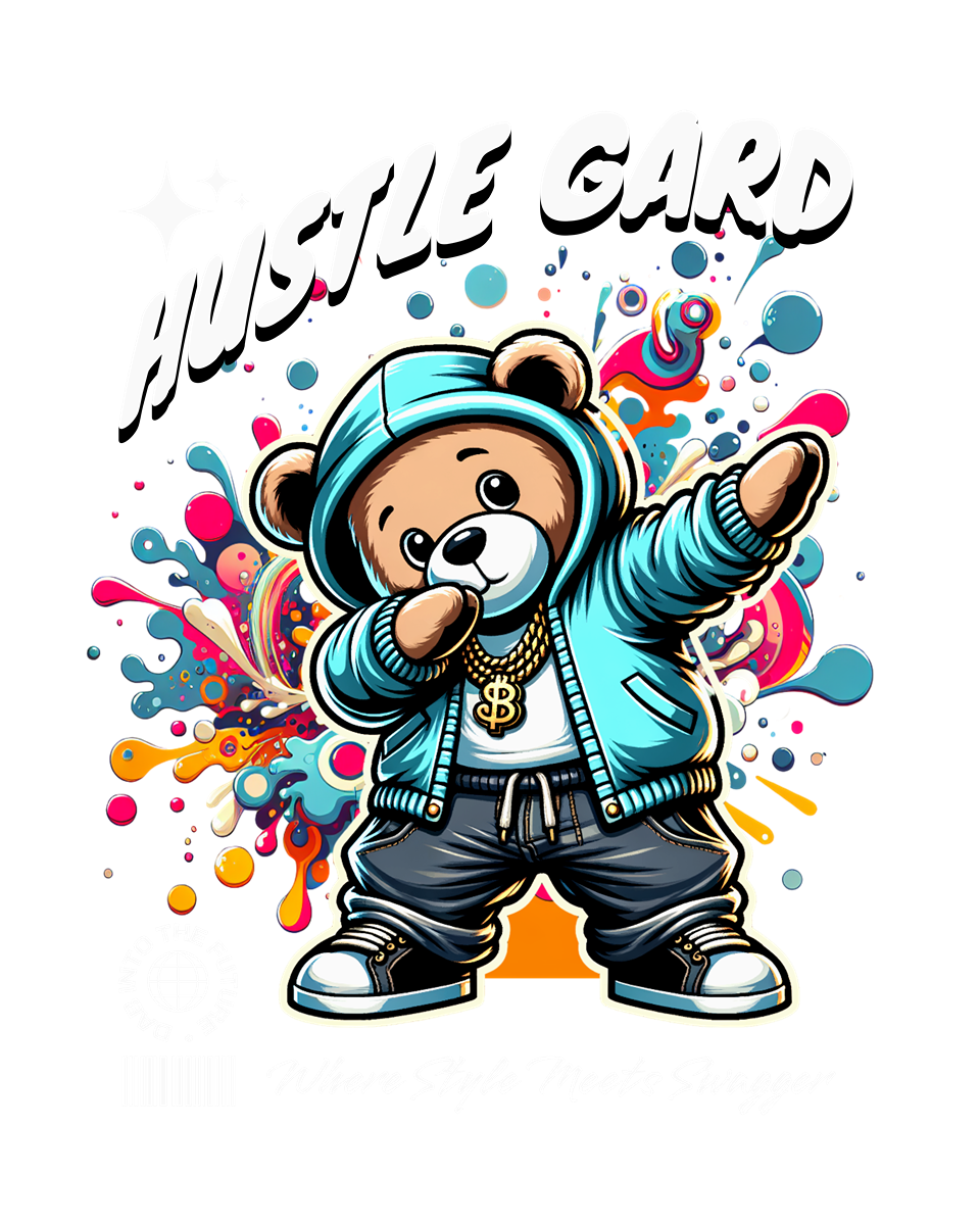 HUSTLE GARD – Where Style Meets Swagger Graphic T-Shirt