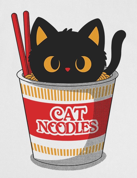 Cat Noodles Pocket Tee – Wimplify Collective Apparel