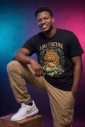 LOKI FORTUNE – Meow Money Premium Graphic T-Shirt (Customized upon customer request)
