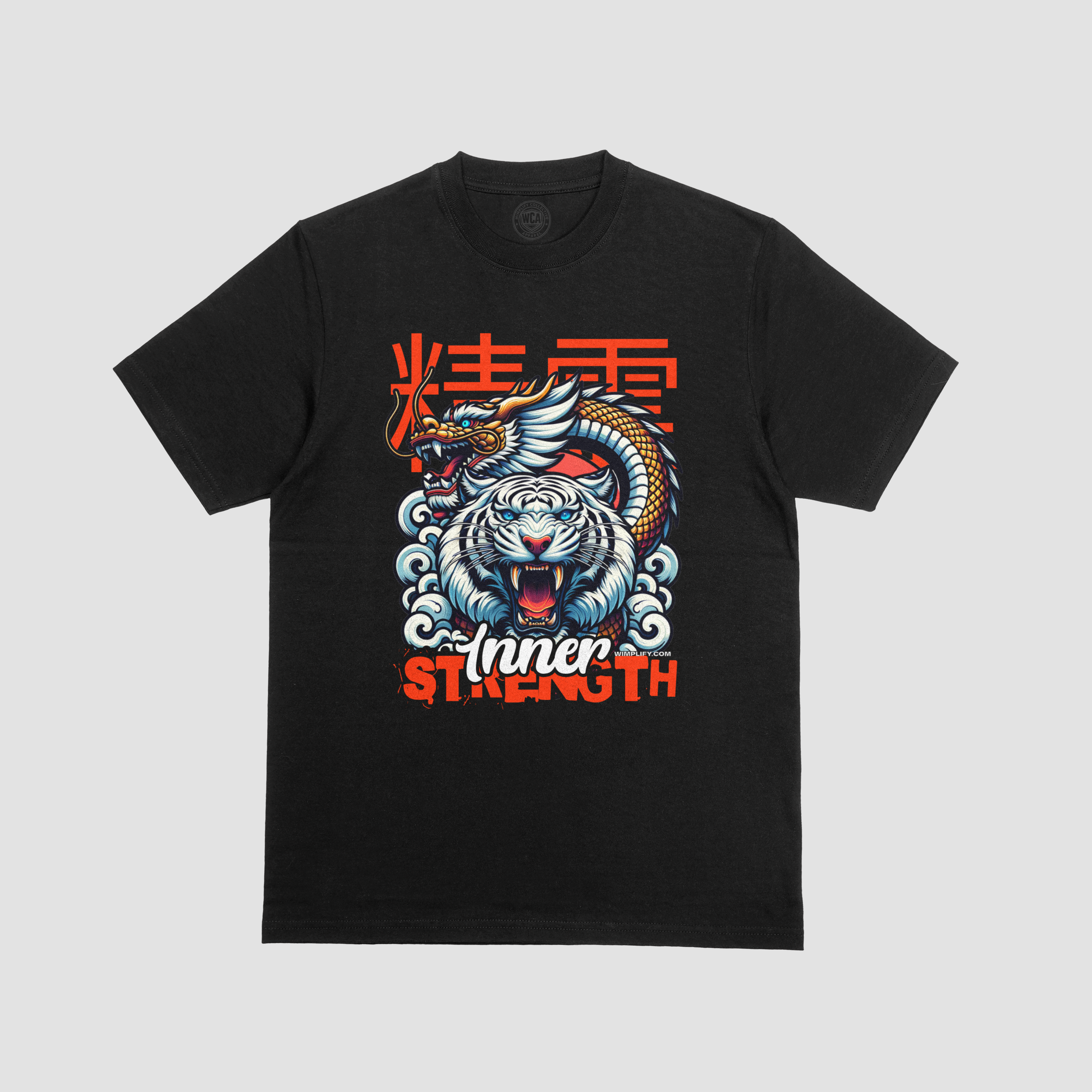 Inner Strength Graphic Tee – Dragon & Tiger Edition