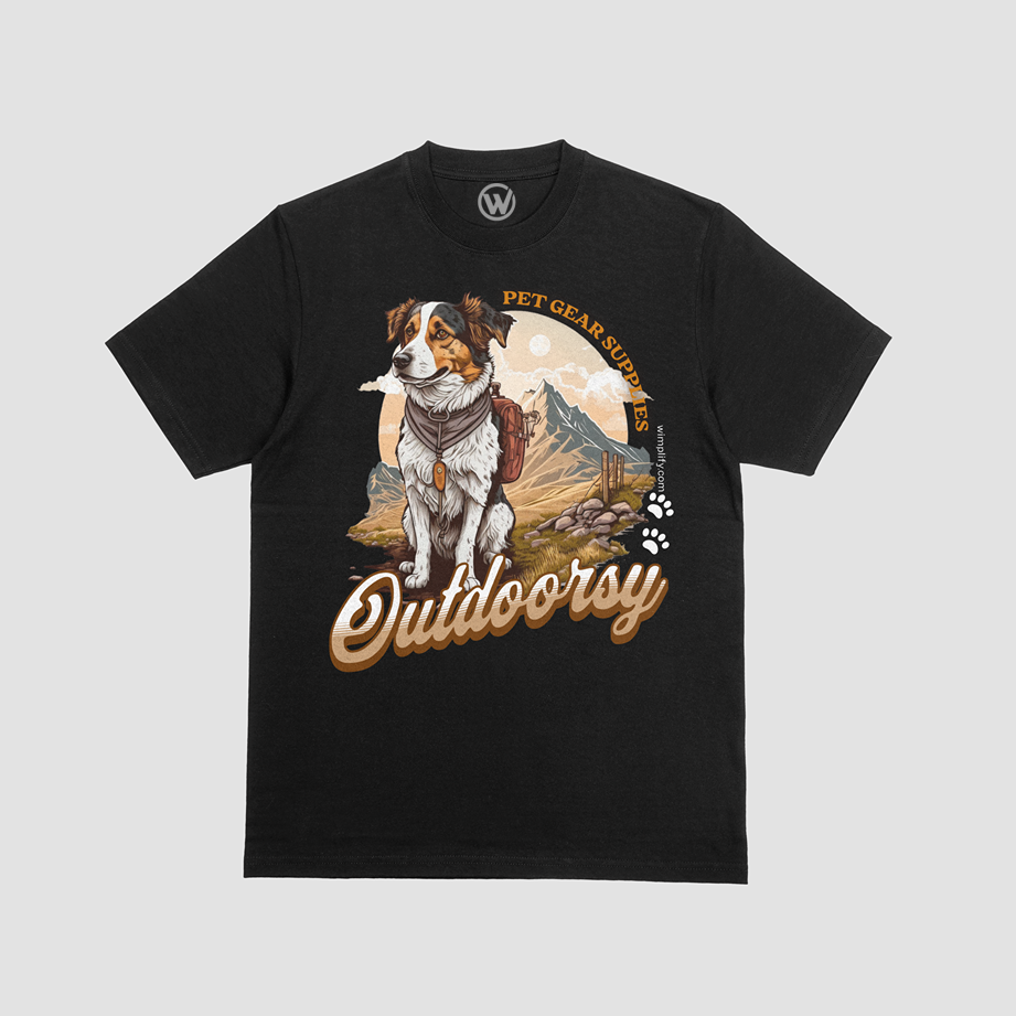 Outdoorsy Pet Gear Tee – Adventure with Your Best Friend