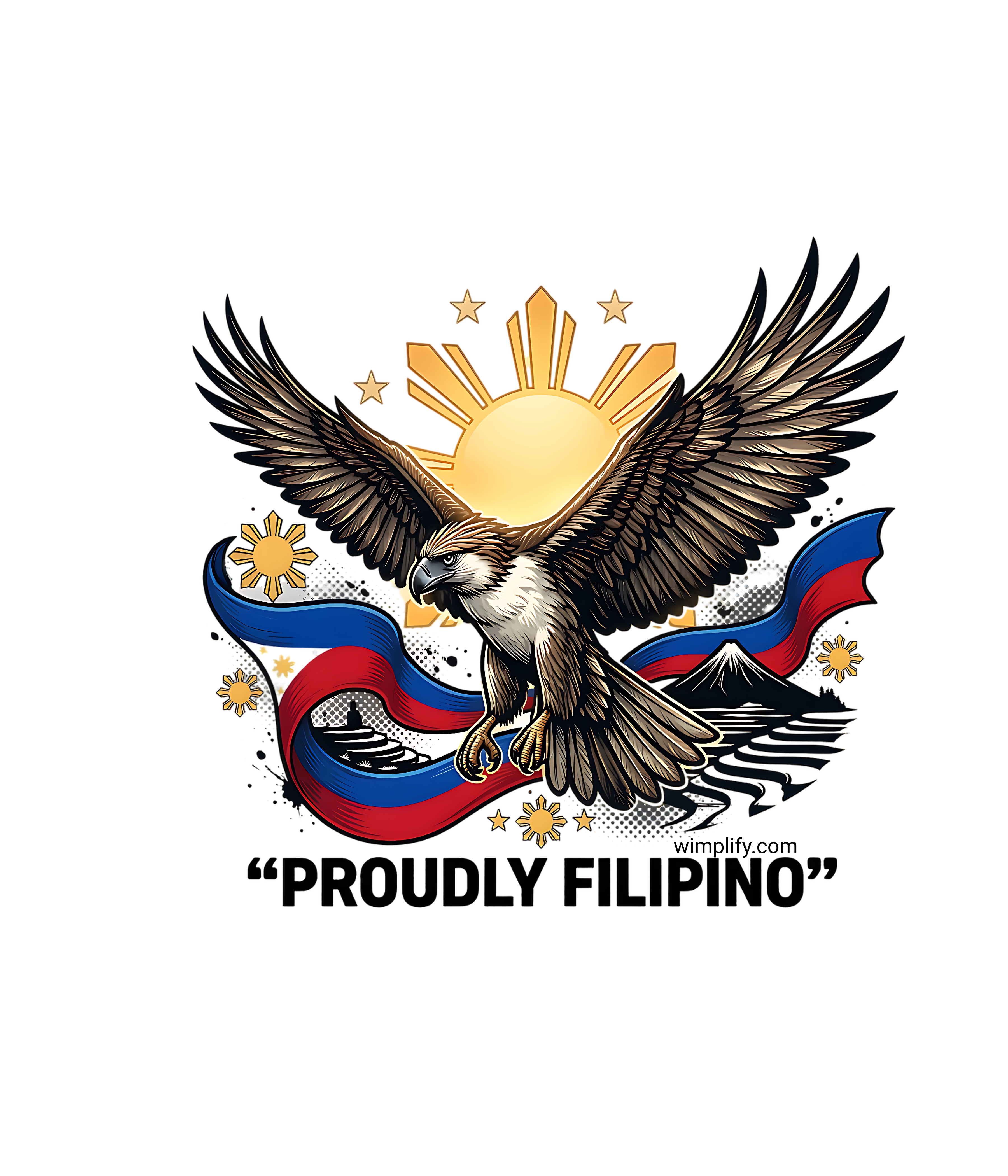 Proudly Filipino Eagle Patriot T-Shirt