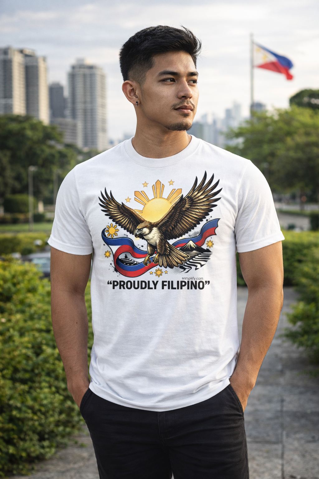 Proudly Filipino Eagle Patriot T-Shirt