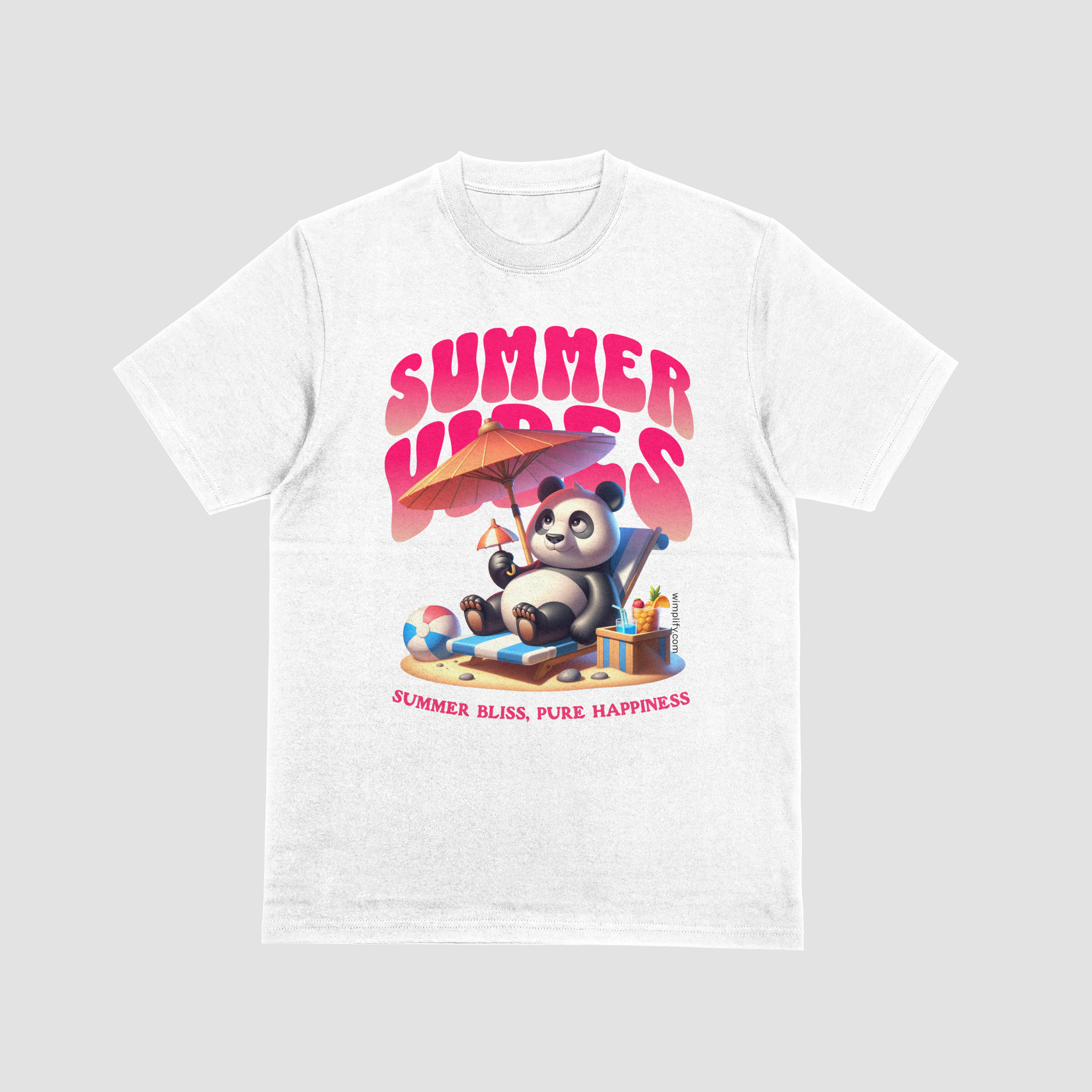 Summer Vibes Panda Tee – Pure Happiness Mode