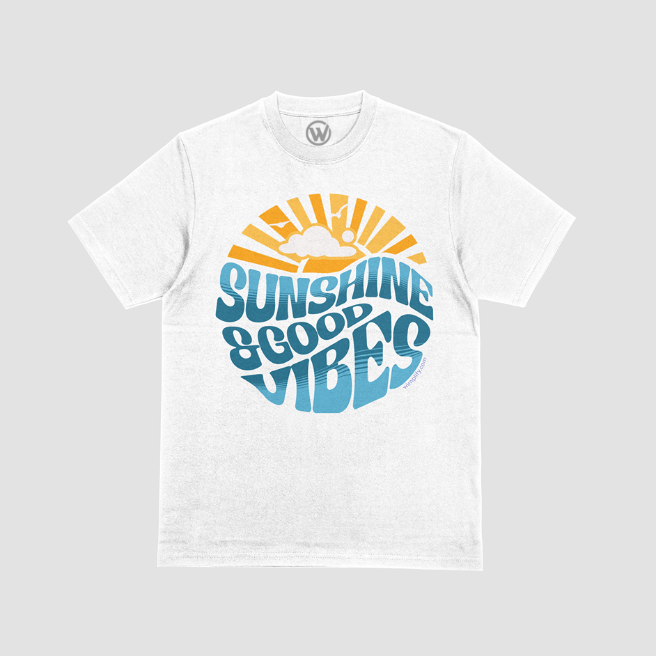 Sunshine & Good Vibes Tee – Feel-Good Style Every Day