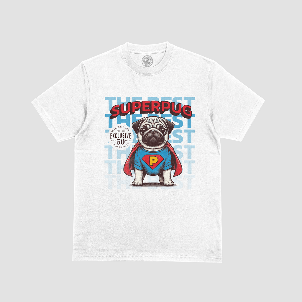 SuperPug™ — The Best Hero Graphic T-Shirt