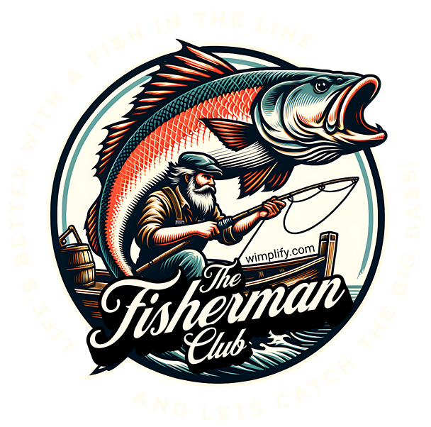 The Fisherman Club – Big Bass Fishing Graphic T-Shirt