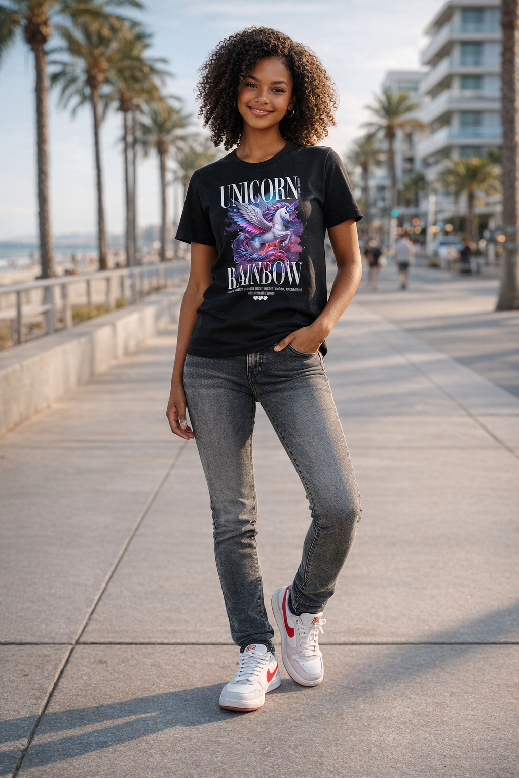 Unicorn Rainbow – Magical Fantasy Graphic T-Shirt