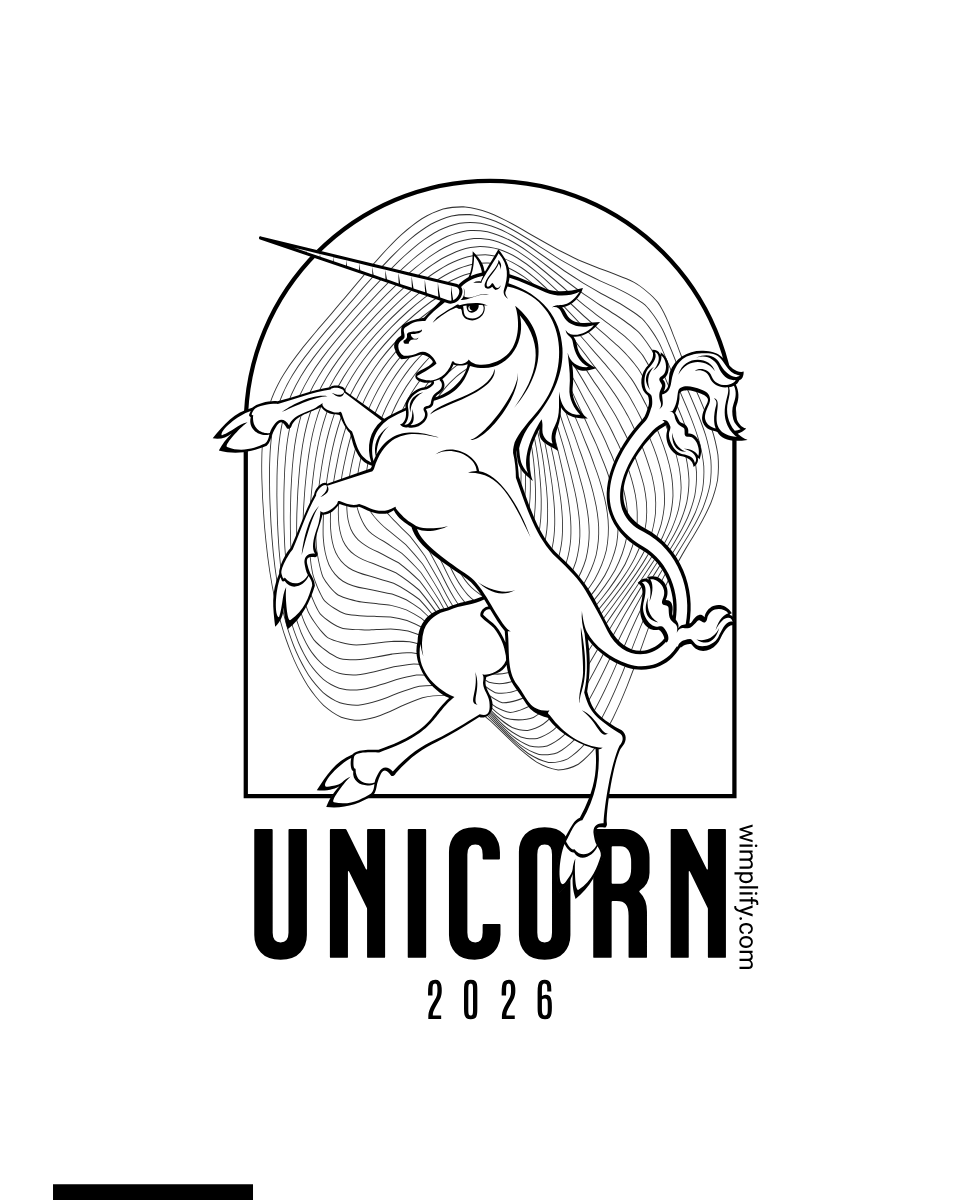 Unicorn 2026 – Minimal Fantasy Graphic T-Shirt