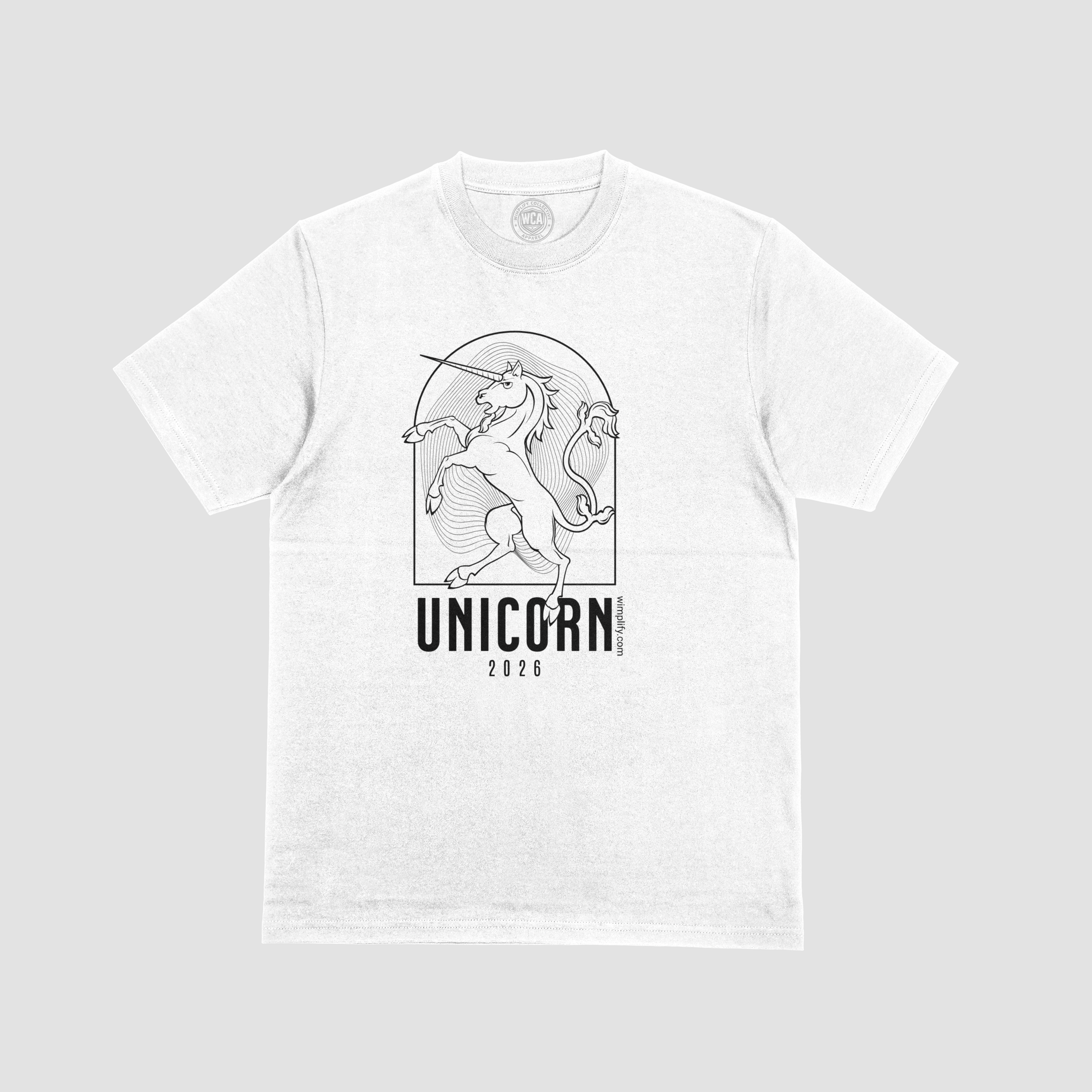 Unicorn 2026 – Minimal Fantasy Graphic T-Shirt