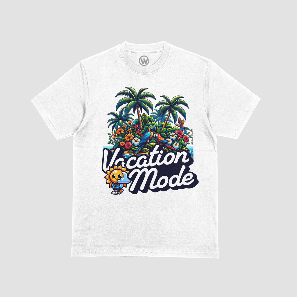 Vacation Mode Tee – Tropical Vibes On