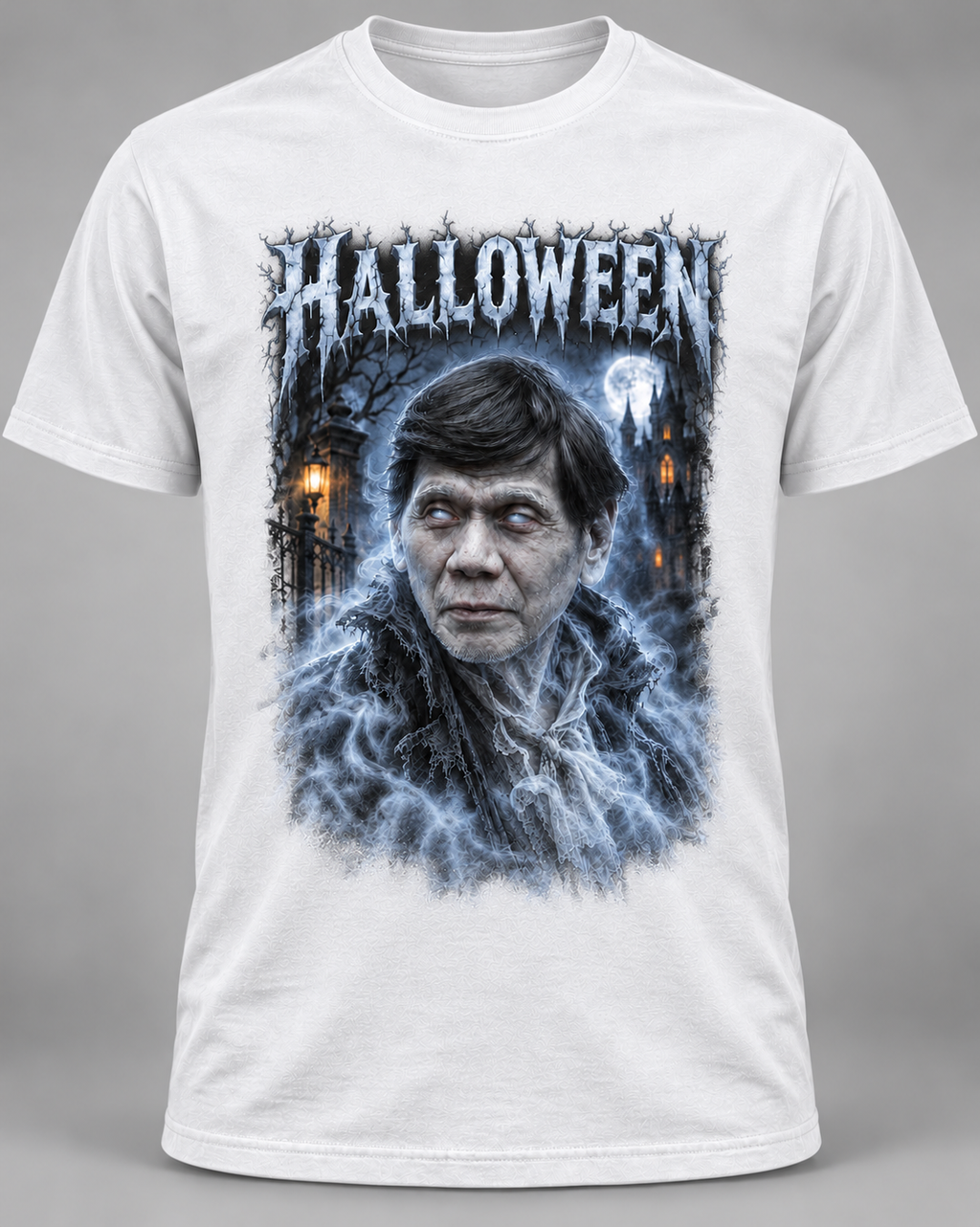 Haunted Spirit Halloween Graphic T-Shirt