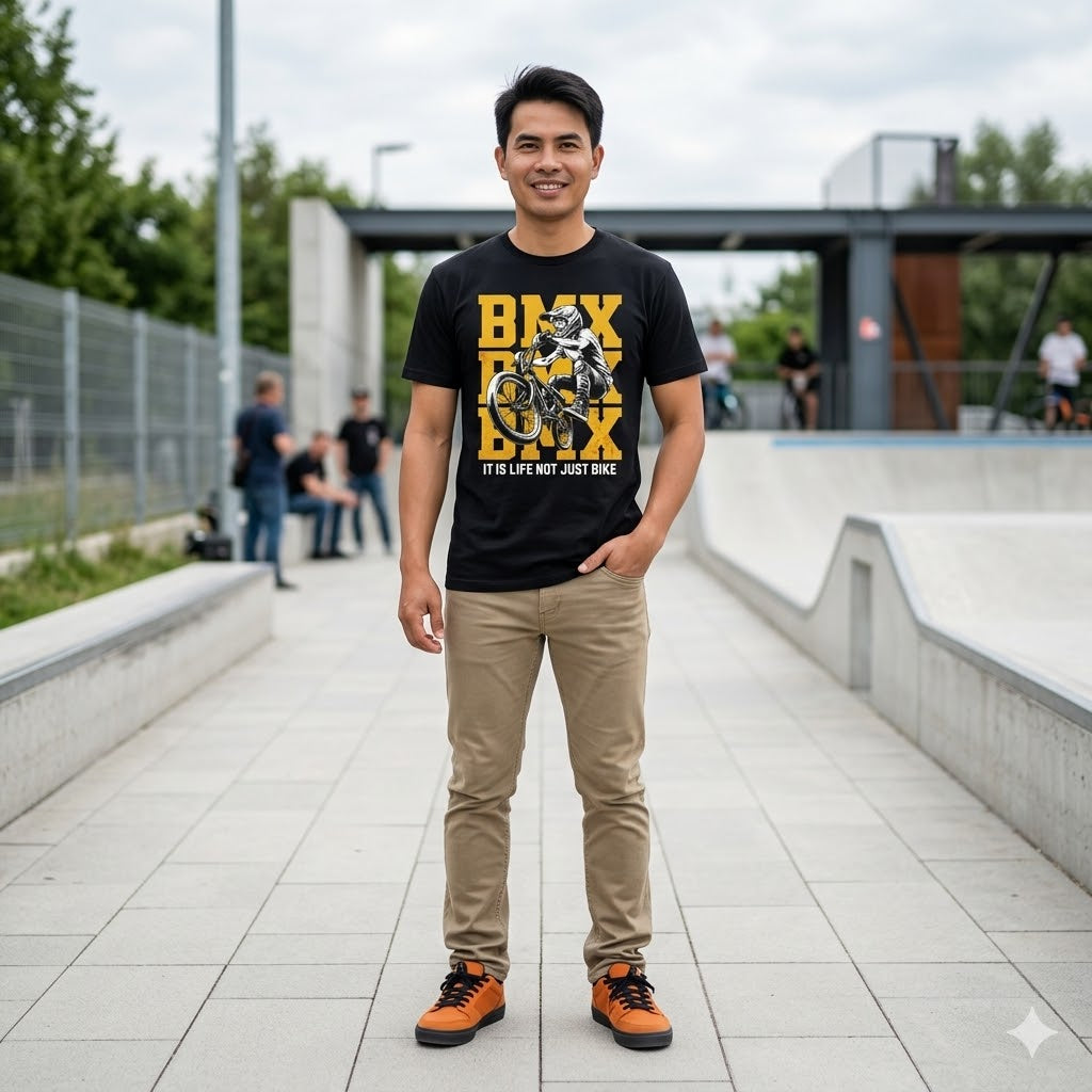 BMX – It Is Life, Not Just Bike Graphic T-Shirt