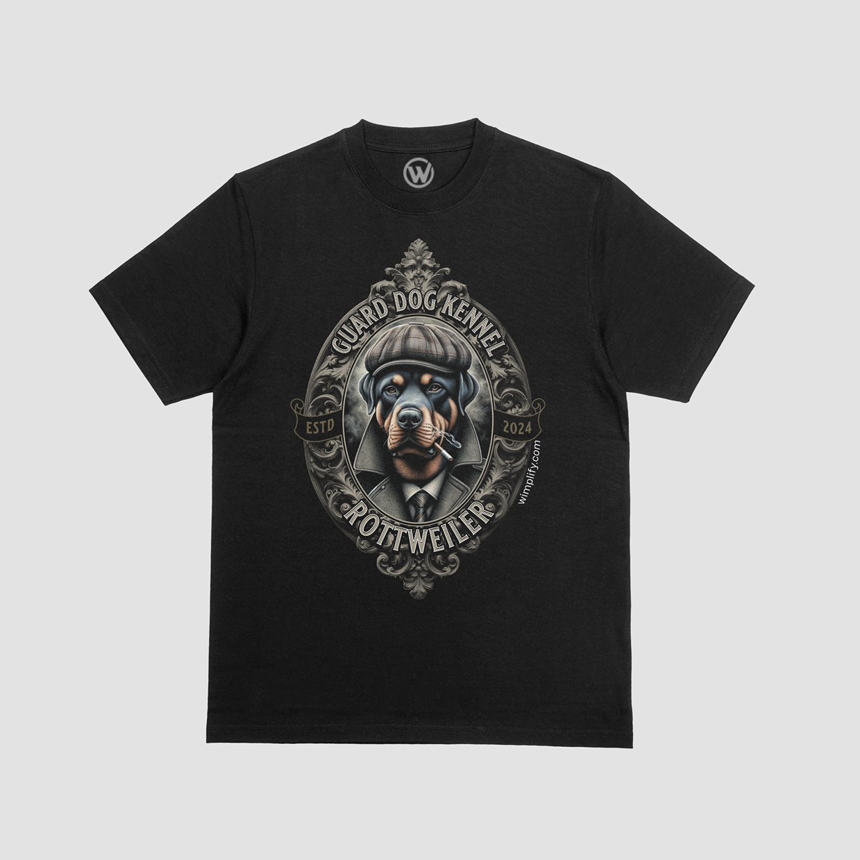 Here’s a strong, premium-style product description tailored for your Wimplify brand:  🐕 Guard Dog Kennel Rottweilers Tee – Strength. Loyalty. Legacy.