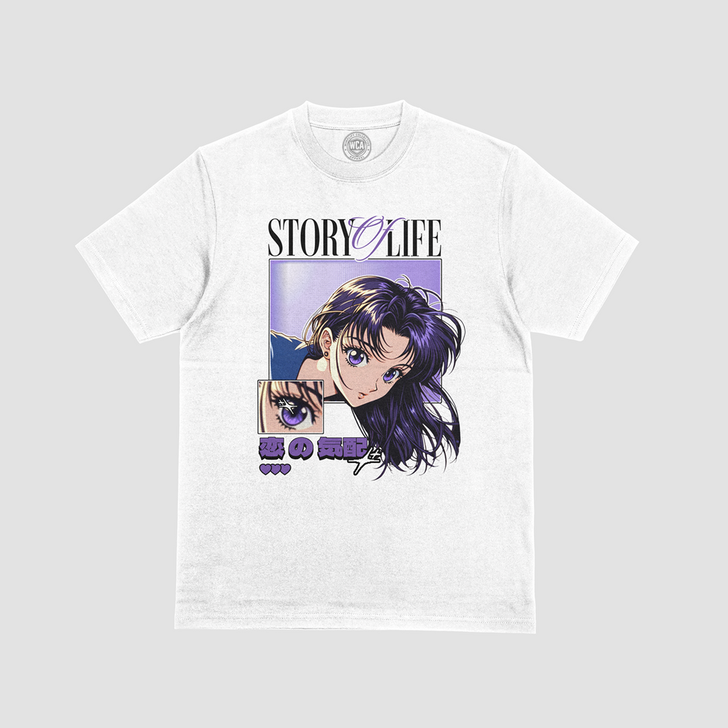 STORY OF LIFE – Anime Aesthetic Graphic T-Shirt